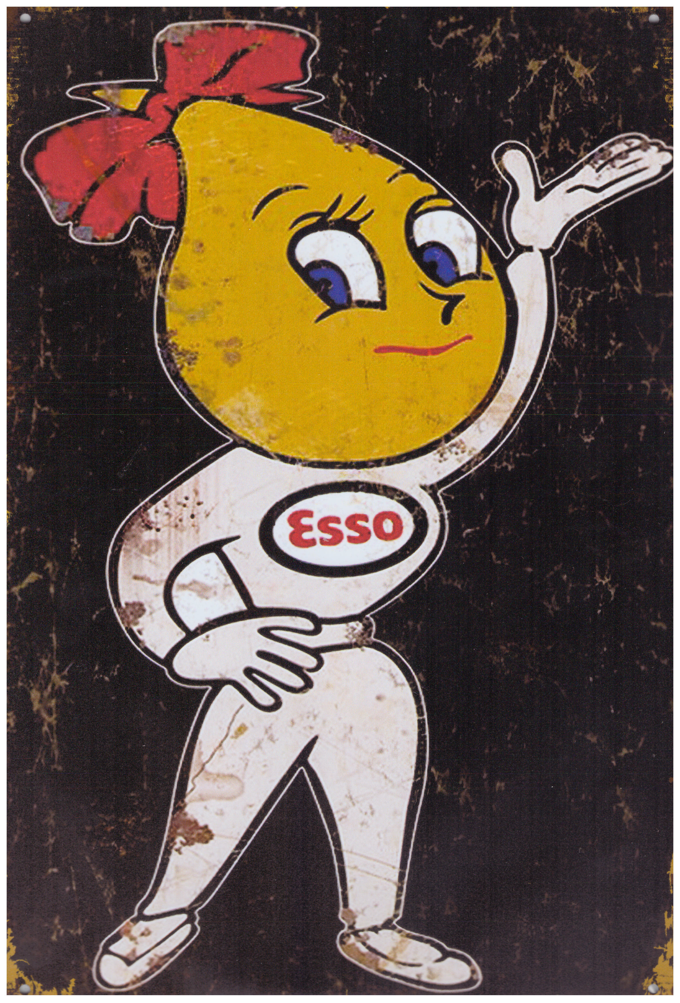 Esso Oil Drip Girl - Old-Signs.co.uk